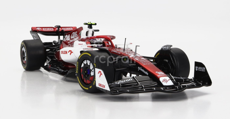Solido Alfa romeo F1  C42 Team Orlen Racing N 24 Canada Gp 2022 Guanyu Zhou 1:18 Bílá Červená Met
