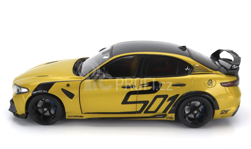Solido Alfa romeo Giulia Gta Nagemaakt 2022 1:18 Žlutá Černá