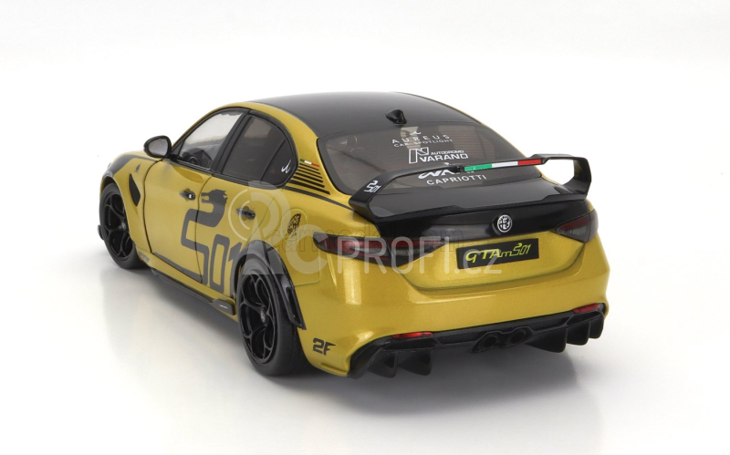 Solido Alfa romeo Giulia Gta Nagemaakt 2022 1:18 Žlutá Černá