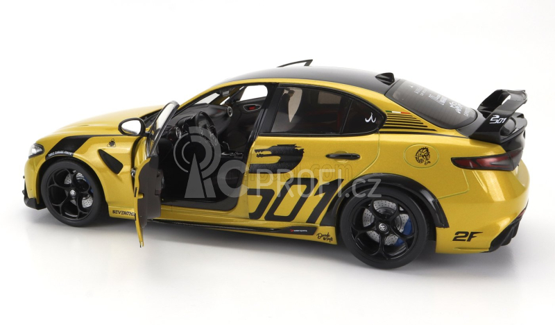 Solido Alfa romeo Giulia Gta Nagemaakt 2022 1:18 Žlutá Černá