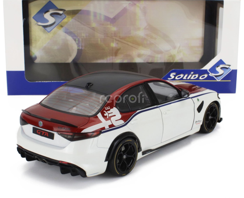 Solido Alfa romeo Giulia Gtam 2023 1:18 Bílá Červená