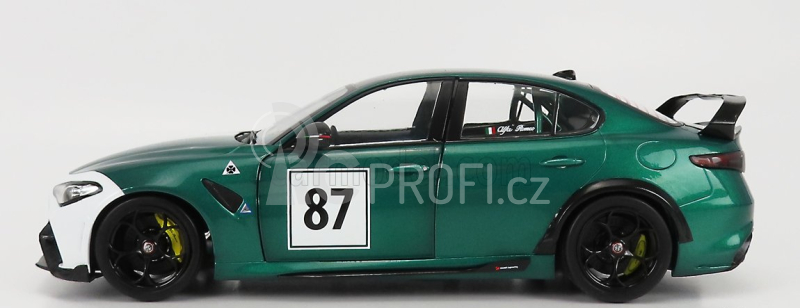 Solido Alfa romeo Giulia Gtam N 87 Nurburgring 2021 1:18 Zelená Bílá