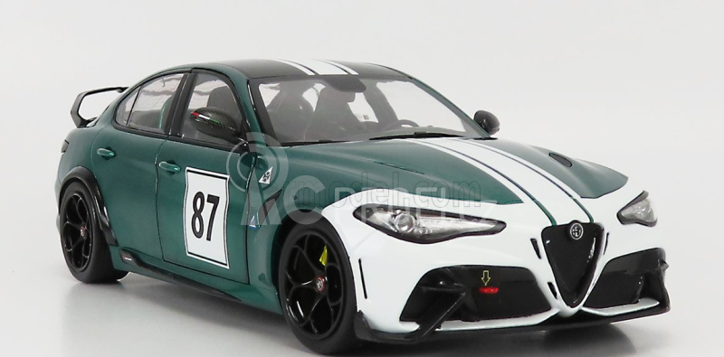 Solido Alfa romeo Giulia Gtam N 87 Nurburgring 2021 1:18 Zelená Bílá