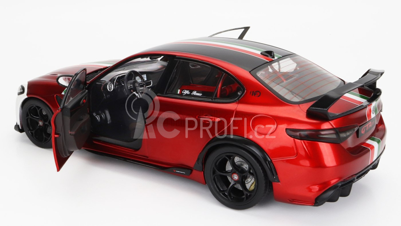 Solido Alfa romeo Giulia Gtam N 99 Racing 2022 1:18 Alfa Červená Bílá