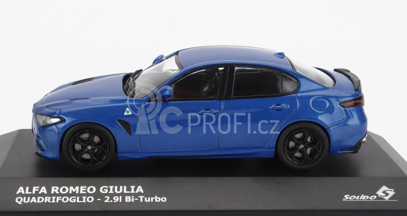 Solido Alfa romeo Giulia Quadrifoglio 2016 1:43 Blue