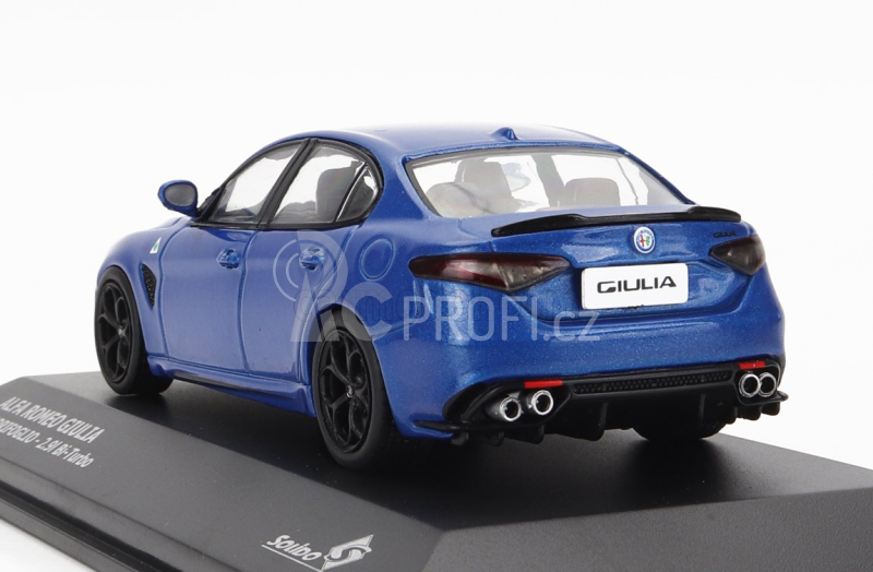Solido Alfa romeo Giulia Quadrifoglio 2016 1:43 Blue