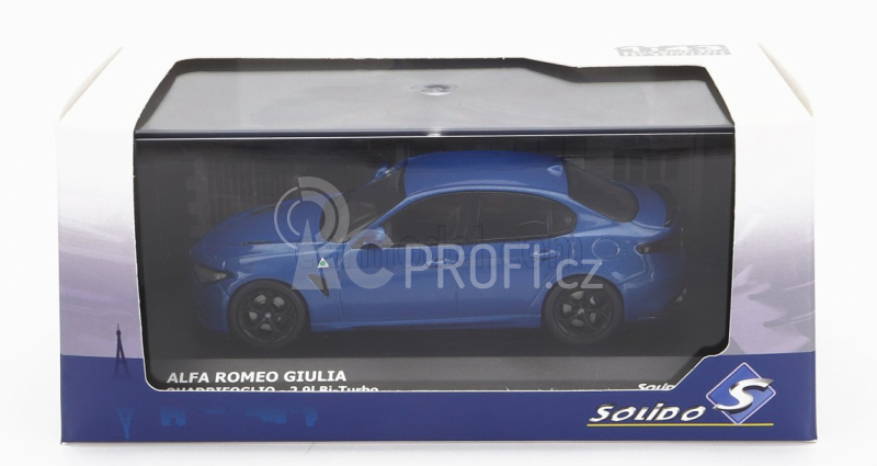 Solido Alfa romeo Giulia Quadrifoglio 2016 1:43 Blue