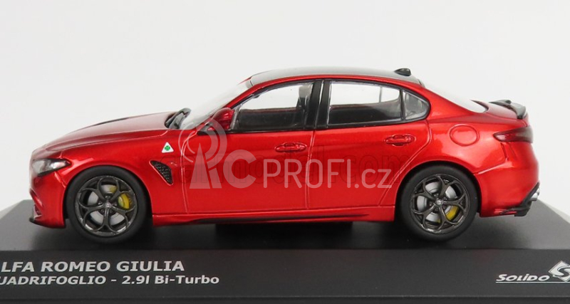 Solido Alfa romeo Giulia Quadrifoglio 2016 1:43 Red