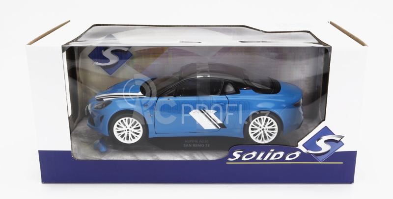 Solido Alpine Alpine A110s Sanremo 73 Coupe 2023 1:18 Modrá Černá