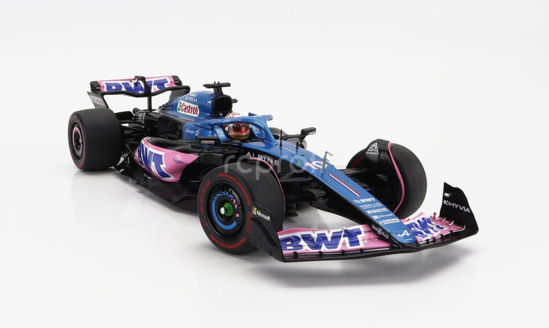 Solido Alpine F1  A523 Team Bwt Alpine N 10 3rd Dutch Gp 2023 Pierre Gasly 1:18 Modrá Růžová