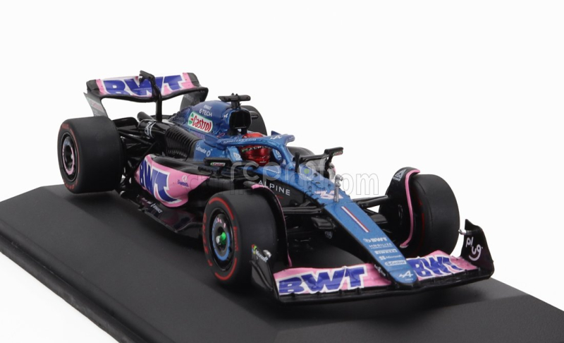 Solido Alpine F1  A523 Team Bwt Alpine N 31 3rd Monaco Gp 2023 Esteban Ocon 1:43 Modrá Růžová