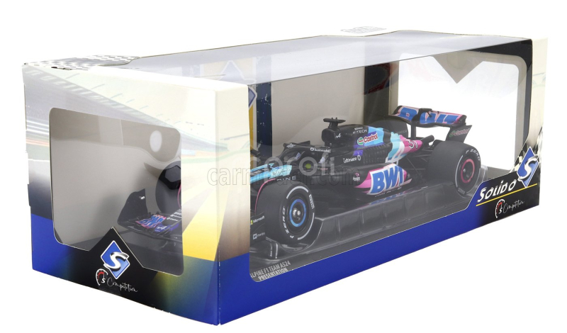Solido Alpine F1  A524 Team Bwt Alpine N 31 Presentation Season 2024 Esteban Ocon 1:18 Černá Modrá Růžová