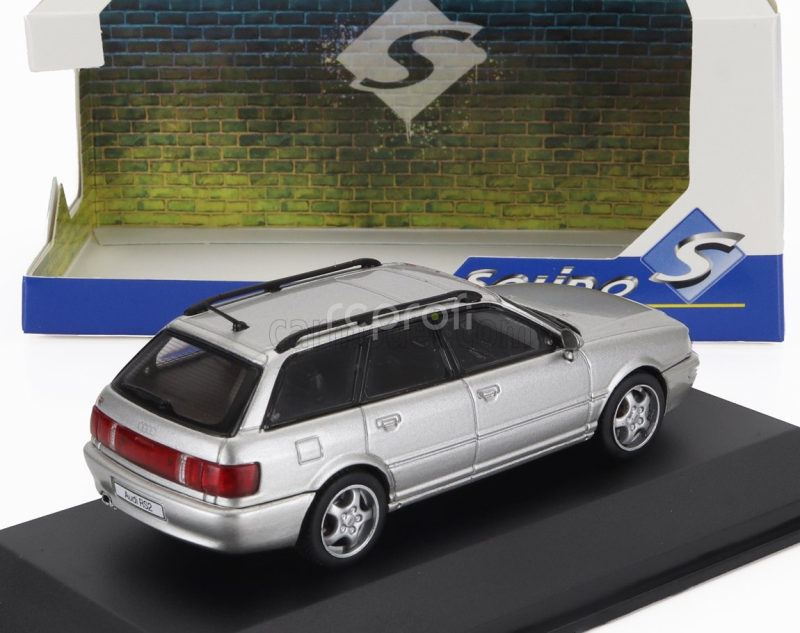 Solido Audi A4 Rs2 Avant Sw Station Wagon 1995 - Powered By Porsche 1:43 Polar Silver
