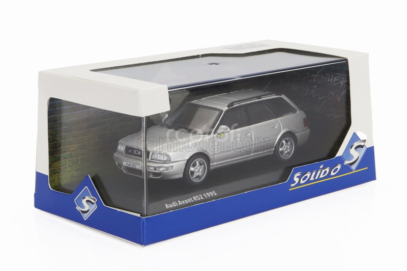 Solido Audi A4 Rs2 Avant Sw Station Wagon 1995 - Powered By Porsche 1:43 Polar Silver