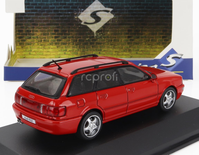 Solido Audi A4 Rs2 Avant Sw Station Wagon 1995 - Powered By Porsche 1:43 Red