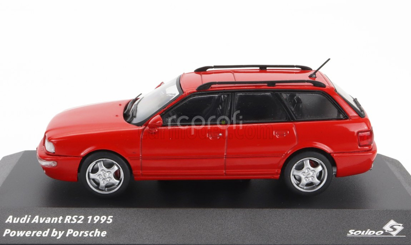 Solido Audi A4 Rs2 Avant Sw Station Wagon 1995 - Powered By Porsche 1:43 Red