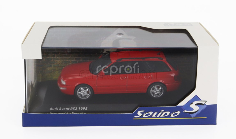 Solido Audi A4 Rs2 Avant Sw Station Wagon 1995 - Powered By Porsche 1:43 Red