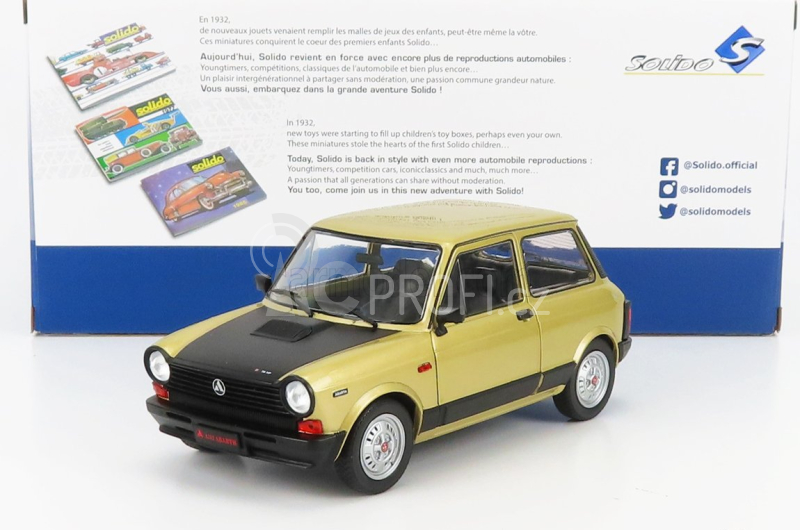 Solido Autobianchi A112 Abarth Mkv 70hp 1980 1:18 Bronzová S Černou