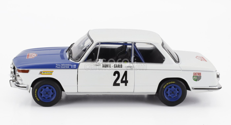 Solido BMW 2002 Ti N 24 (night Version) Rally Montecarlo 1969 Timo Makinen - Paul Easter 1:18 Bílá Modrá