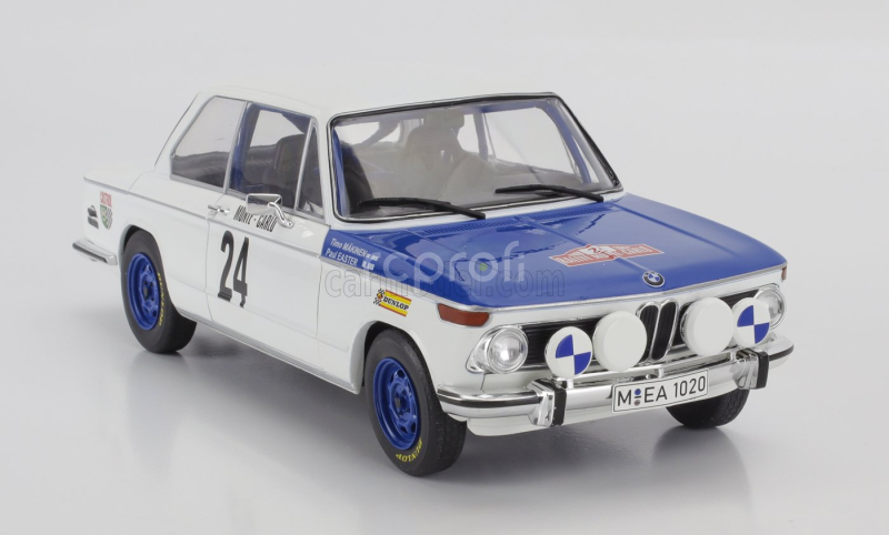 Solido BMW 2002 Ti N 24 (night Version) Rally Montecarlo 1969 Timo Makinen - Paul Easter 1:18 Bílá Modrá