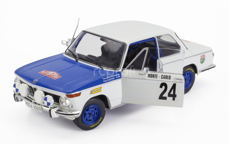 Solido BMW 2002 Ti N 24 (night Version) Rally Montecarlo 1969 Timo Makinen - Paul Easter 1:18 Bílá Modrá