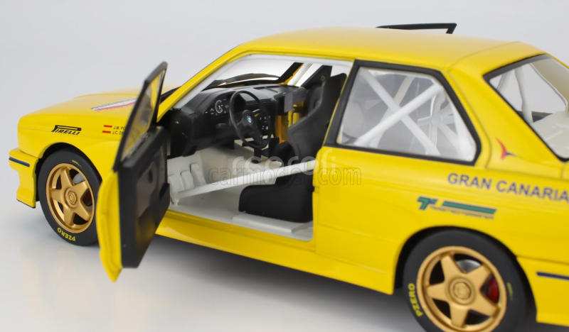 Solido BMW 3-series (e30) Gr.a N 1 3rd Rally Principe Asturias 1992 Jose Maria Ponce - Jose Carlos Deniz 1:18 Žlutá