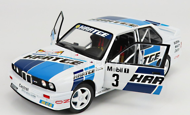 Solido BMW 3-series (e30) Gr.a N 3 Rally Deutchland 1990 1:18 Bílá 2 Tóny Modrá