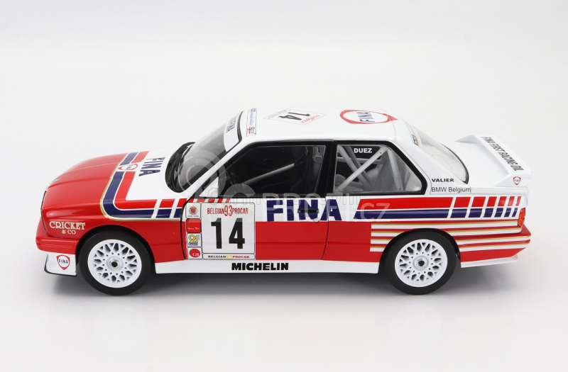 Solido BMW 3-series (e30) N 14 Belgium Procar 1993 Marc Duez 1:18 Červená Bílá