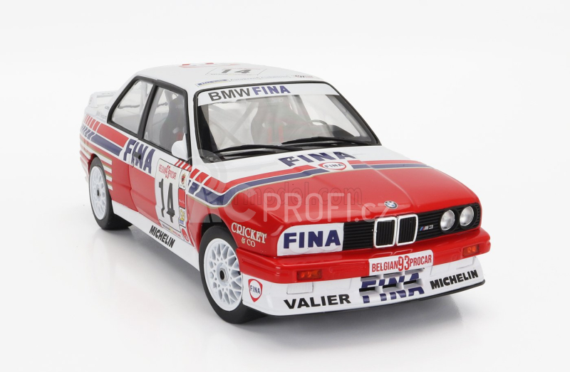 Solido BMW 3-series (e30) N 14 Belgium Procar 1993 Marc Duez 1:18 Červená Bílá