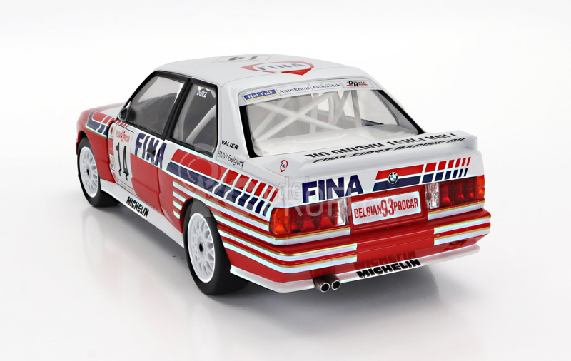 Solido BMW 3-series (e30) N 14 Belgium Procar 1993 Marc Duez 1:18 Červená Bílá