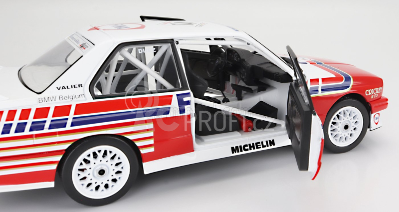Solido BMW 3-series (e30) N 14 Belgium Procar 1993 Marc Duez 1:18 Červená Bílá