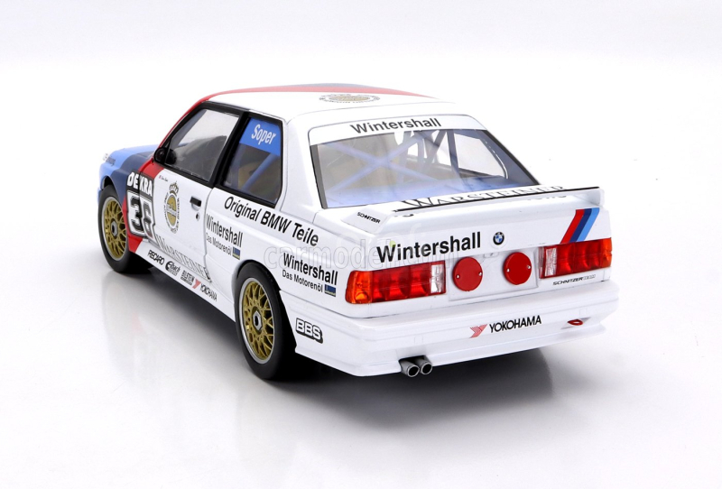 Solido BMW 3-series (e30) N 36 Dtm Season 1989 Steve Soper 1:18 Bílá Modrá
