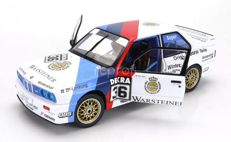 Solido BMW 3-series (e30) N 36 Dtm Season 1989 Steve Soper 1:18 Bílá Modrá