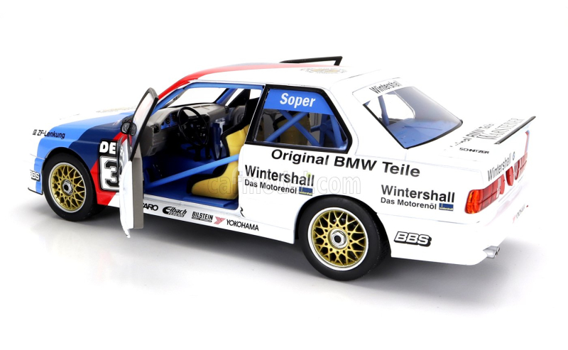 Solido BMW 3-series (e30) N 36 Dtm Season 1989 Steve Soper 1:18 Bílá Modrá