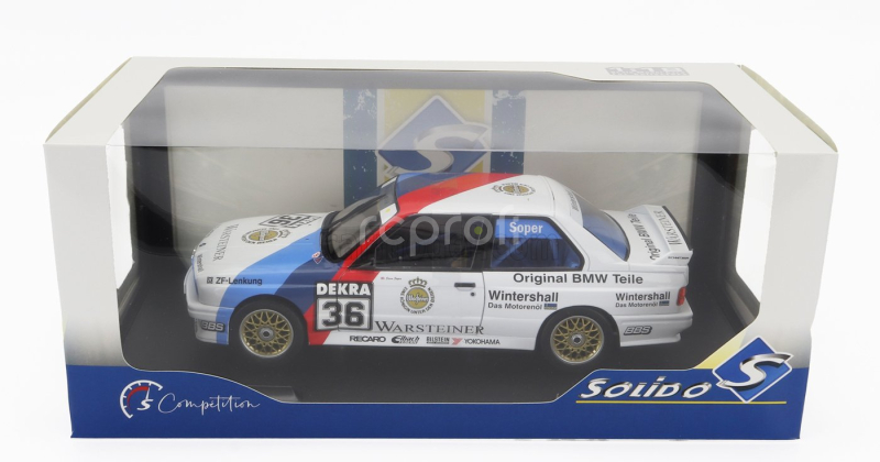 Solido BMW 3-series (e30) N 36 Dtm Season 1989 Steve Soper 1:18 Bílá Modrá