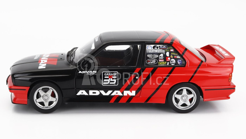 Solido BMW 3-series M3 (e30) Advan Rally Drift Team 1990 1:18 Červená Černá