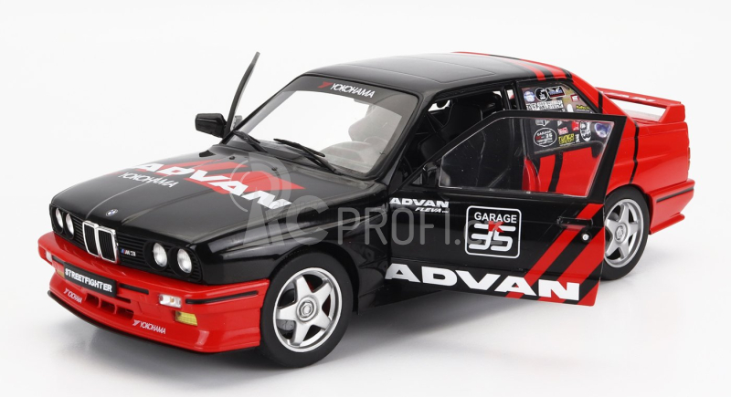 Solido BMW 3-series M3 (e30) Advan Rally Drift Team 1990 1:18 Červená Černá