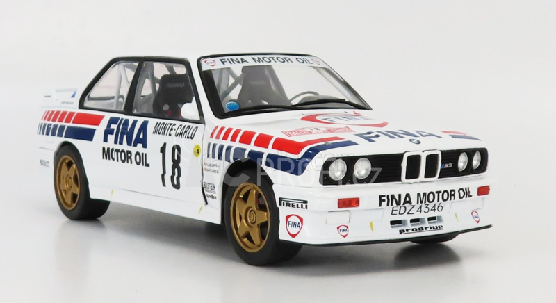 Solido BMW 3-series M3 (e30) Fina Gr.a N 18 Rally Montecarlo 1989 Marc Duez - Alain Lopes 1:18 Bílá Červená Ble