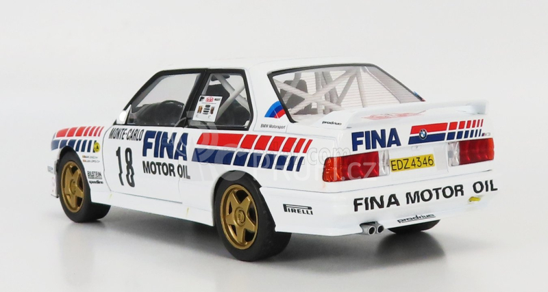 Solido BMW 3-series M3 (e30) Fina Gr.a N 18 Rally Montecarlo 1989 Marc Duez - Alain Lopes 1:18 Bílá Červená Ble
