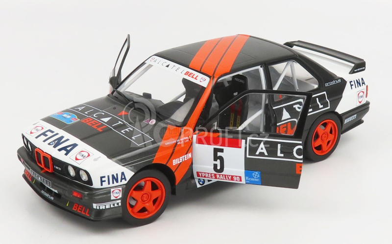 Solido BMW 3-series M3 (e30) Gr.a N 5 3rd Rally Ypres 1990 G.de Mevius - W.lux 1:18 Černá Bílá Červená