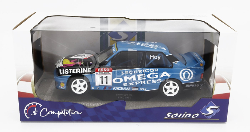 Solido BMW 3-series M3 (e30) Team Vl Motorsport N 11 Champion Season Btcc 1991 W.hay 1:18 Modrá Černá