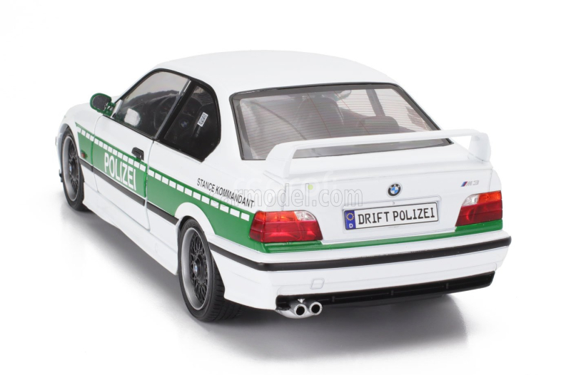 Solido BMW 3-series M3 (e36) Coupe Polizei 1991 1:18 Bílá Zelená