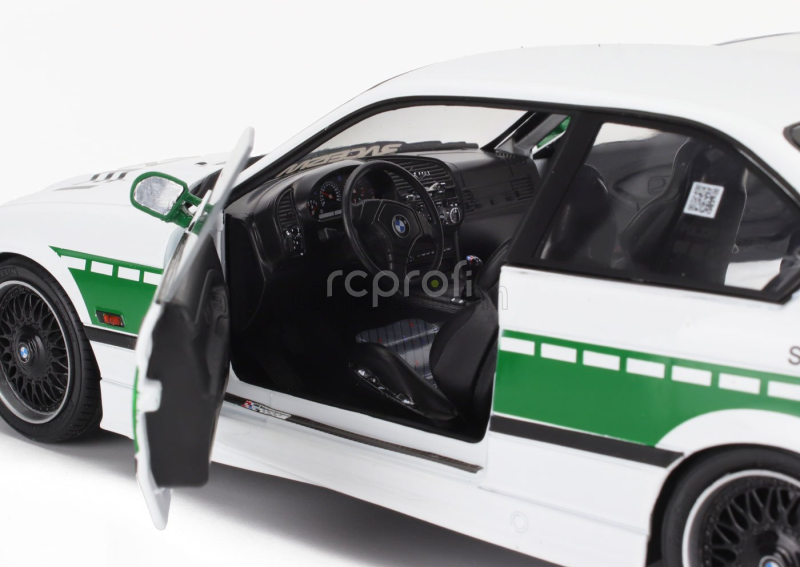Solido BMW 3-series M3 (e36) Coupe Polizei 1991 1:18 Bílá Zelená