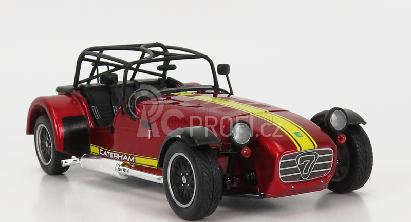 Solido Caterham Seven 275 Academy 2014 1:18 Červená Met Žlutá