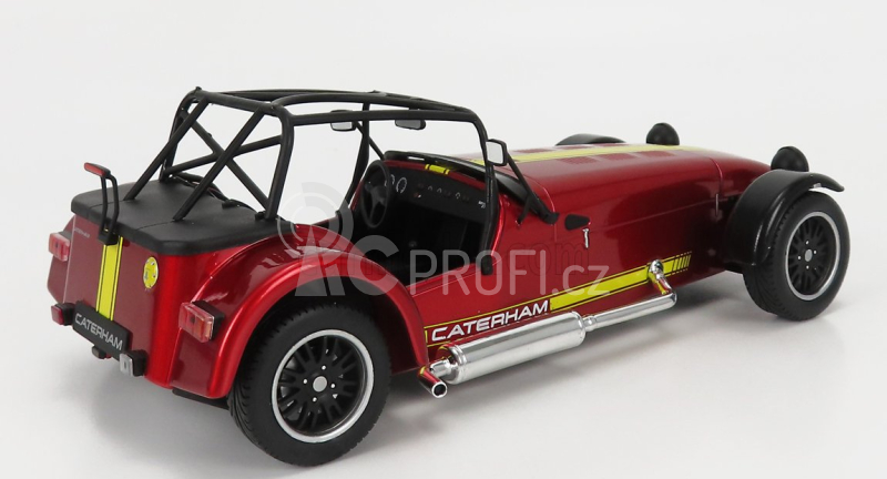 Solido Caterham Seven 275 Academy 2014 1:18 Červená Met Žlutá