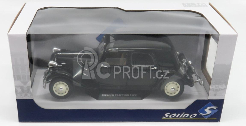 Solido Citroen 11cv Traction 1937 1:18 Black