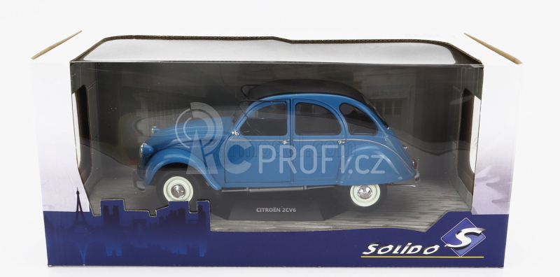 Solido Citroen 2cv6 1982 1:18 Blue