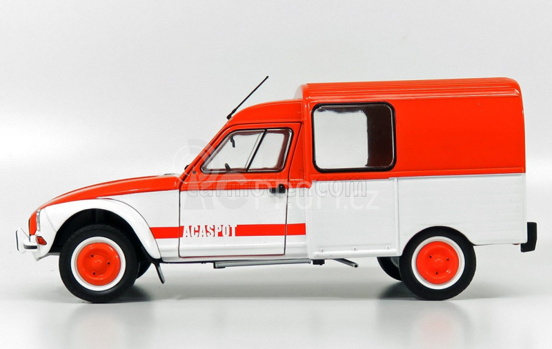 Solido Citroen Acadiane Van Acaspot 1984 1:18 Oranžová Bílá