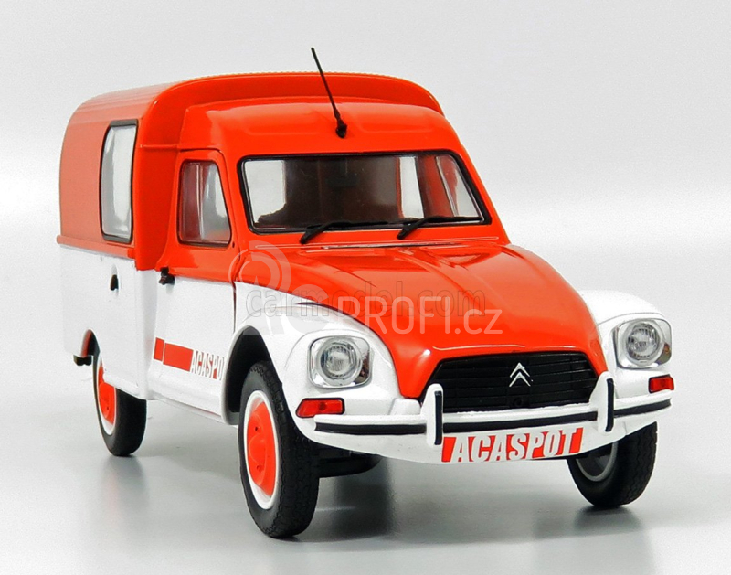 Solido Citroen Acadiane Van Acaspot 1984 1:18 Oranžová Bílá