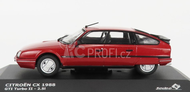 Solido Citroen Cx 2400 Gti Turbo 2 1990 1:43 Red Met